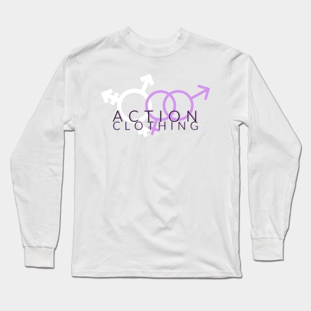 Action Clothing Brand Long Sleeve T-Shirt by Action Clothing